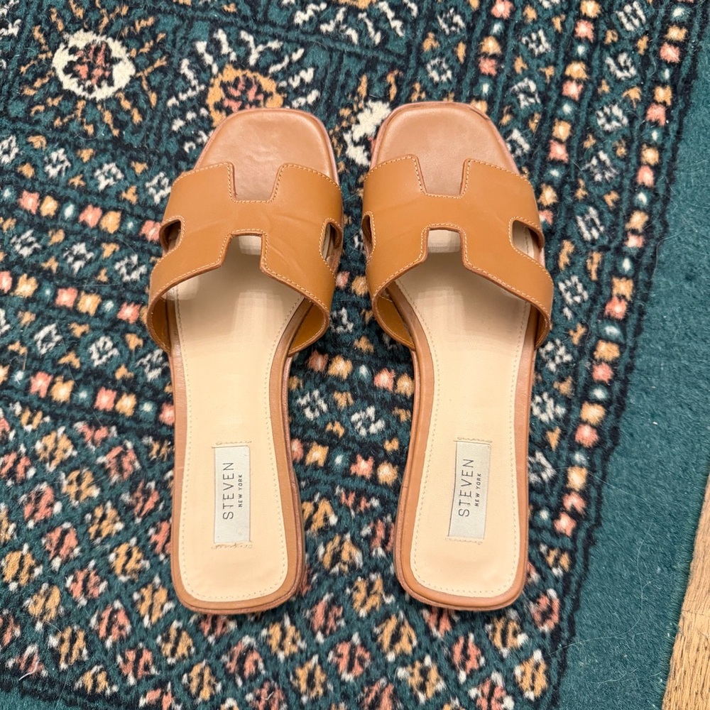 Steve Madden Haydn Cognac Sandals
